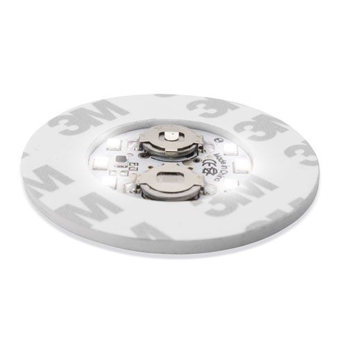 Badge d'identification curviligne personnalisable avec attache