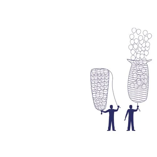 Filet Lâcher de Ballons 1000 Ballons - Personnalisable Sérigraphie