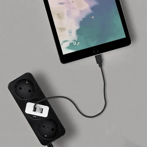 CHARGEUR SECTEUR USB TYPE-C 38W POWER DELIVERY - BLANC