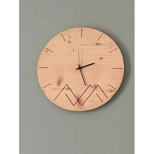 Horloge Murale en Bois Personnalisable - Fabrication Française