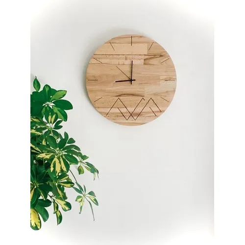 Horloge Murale en Bois Personnalisable - Fabrication Française