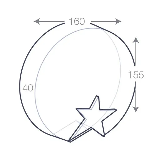 Trophée Étoile en Verre Optique Personnalisable - Coffret Cadeau