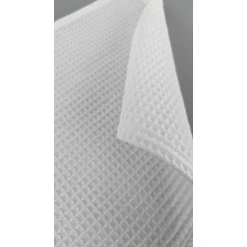 Drap de bain 70x140 cm nid d'abeille personnalisé avec étiquette logo