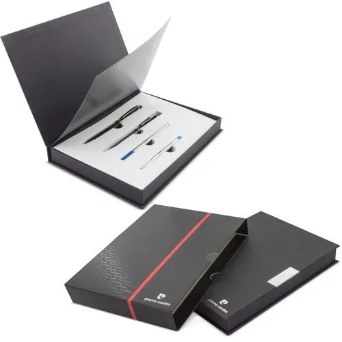 COFFRET STYLO + ROLLER DE RECHANGE "GENOVA" PIERRE CARDIN