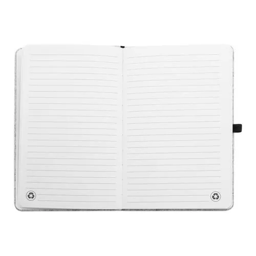 Carnet de notes en feutrine RPET Refelt Note A5