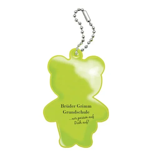 Réflecteur Souple en Forme d'Os - Sécurité Visible Personnalisable