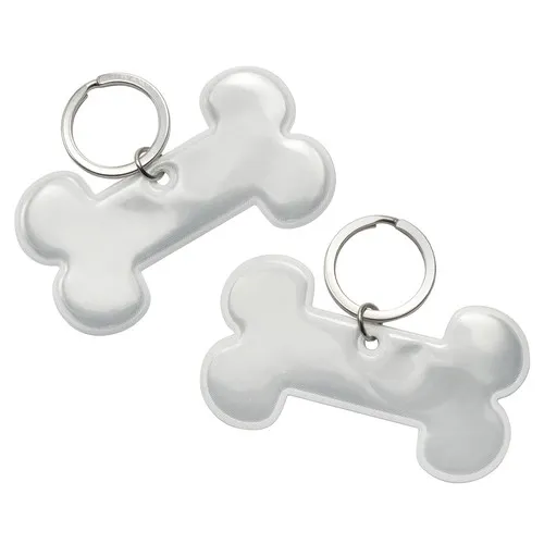 Réflecteur Souple en Forme d'Os - Sécurité Visible Personnalisable