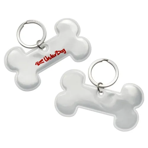 Réflecteur Souple en Forme d'Os - Sécurité Visible Personnalisable