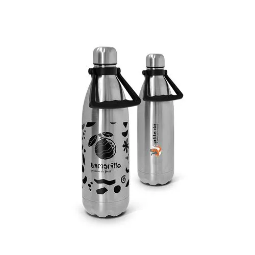 Gourde Isotherme Inox 1L Personnalisable - Double Paroi