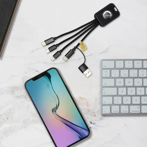 CABLE 5 EN 1 - 2.4A - CHARGE RAPIDE RABS CERTIFIE