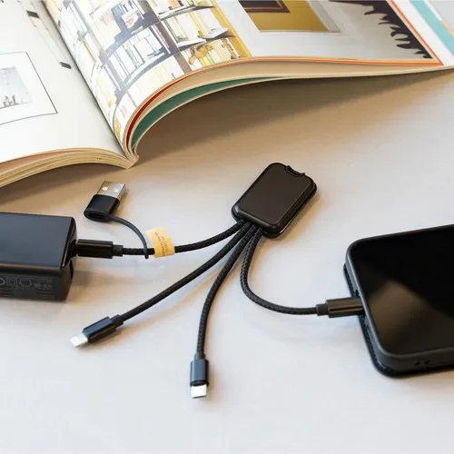 CABLE 5 EN 1 - 2.4A - CHARGE RAPIDE RABS CERTIFIE