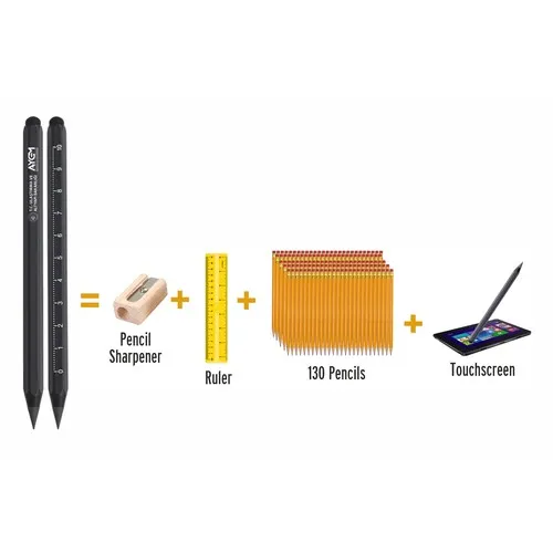 Crayon à corps métallique pour écran tactile