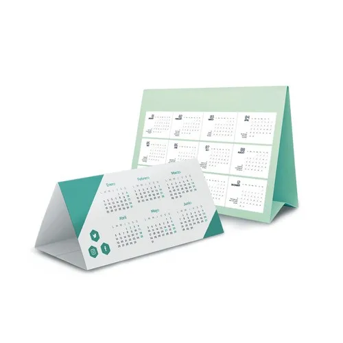 Calendriers de Bureau Personnalisables - Support Publicitaire Toute l'Année