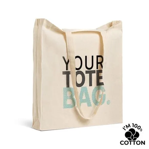 Sac Shopping Coton 240g Longues Anses - Personnalisable par Sérigraphie