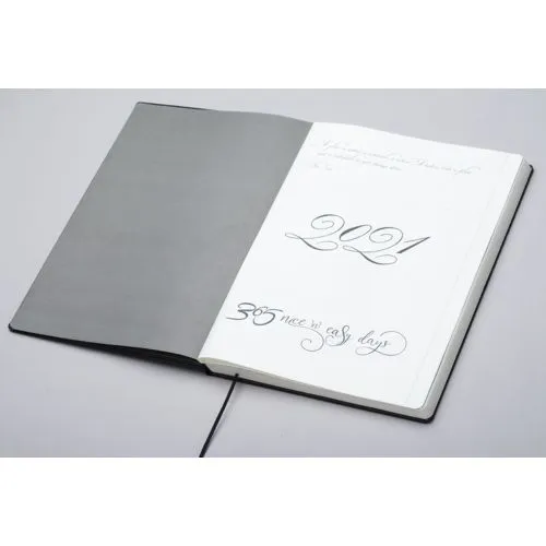 Agenda Personnalisé Couverture Rigide Bologna - A4 100 Feuilles