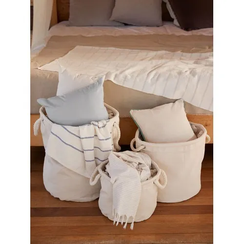 Panier de rangement en toile résistante