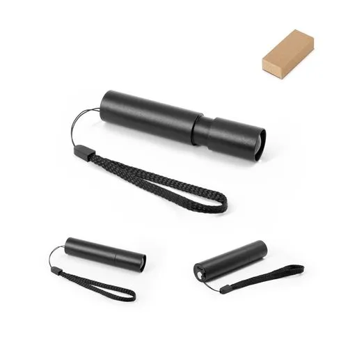 Lampe Torche Rechargeable Aluminium Recyclé - Zoom & Embout Extensible