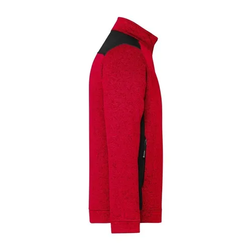 Veste workwear polaire tricotée homme