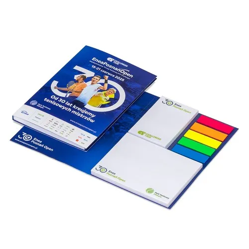 Set de Notes Adhésives Personnalisable avec Index et Couverture Carton