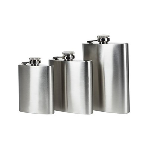 Flasque Publicitaire 100 ml Personnalisable en Acier Inoxydable
