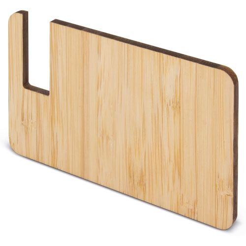Support Téléphone Ajustable Bambou-Fibre de Blé Personnalisable