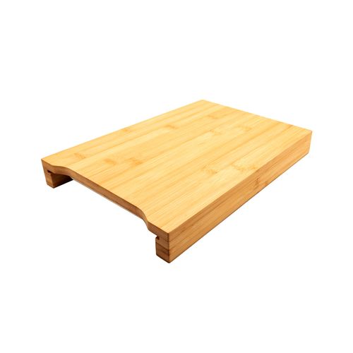 Planche à Découper Bambou avec Bac Inox - Personnalisable