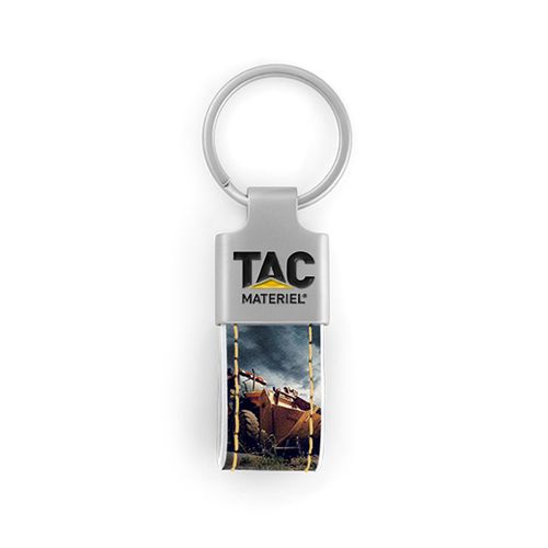 Porte-Clés Simili Cuir Premium 55x20mm - Personnalisable