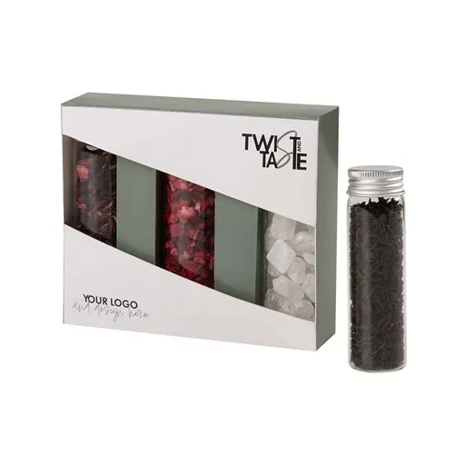 Thé en Feuilles Premium 40g en Bocal Verre Personnalisable
