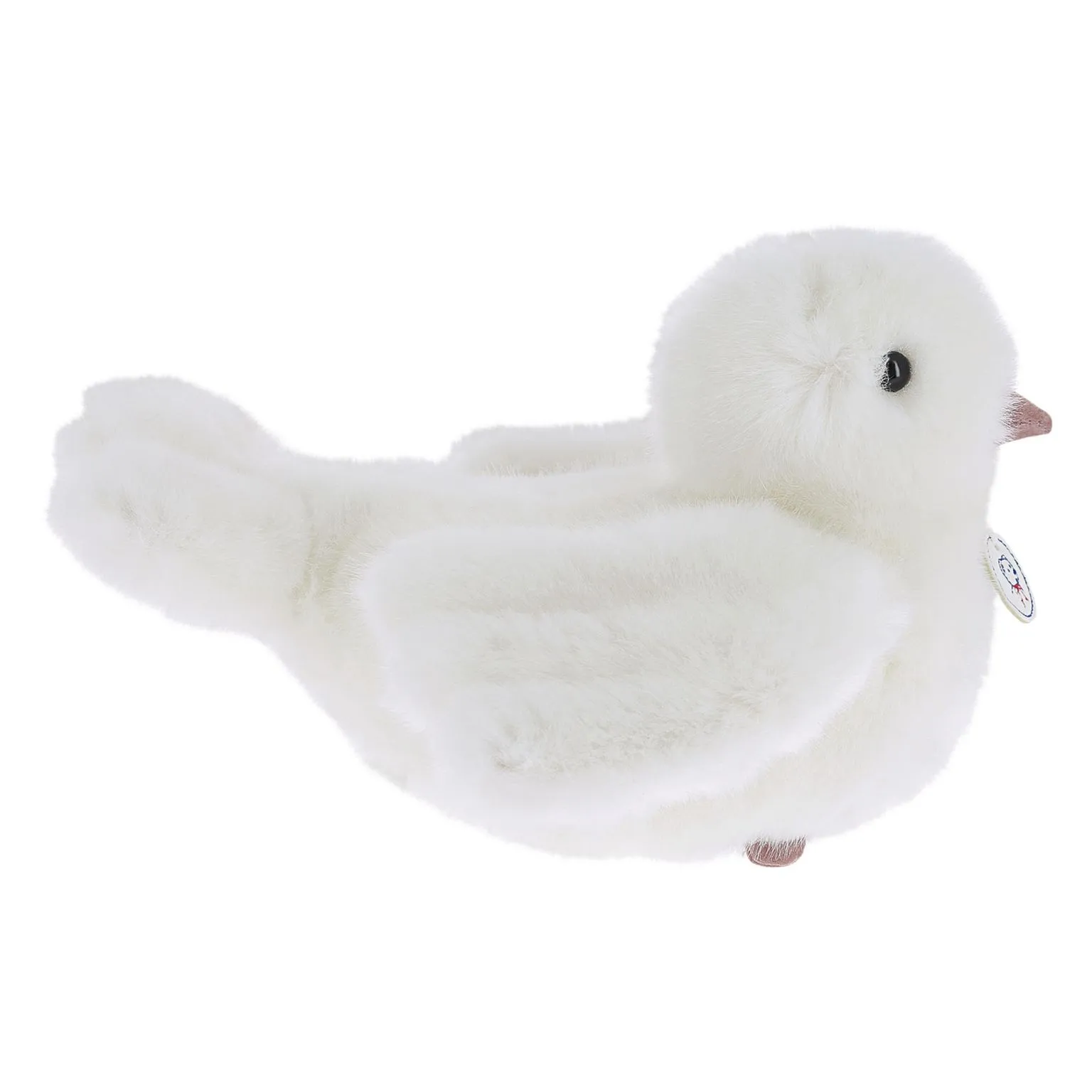 Peluche Colombe Blanche Personnalisable - Cadeau Naissance B2B