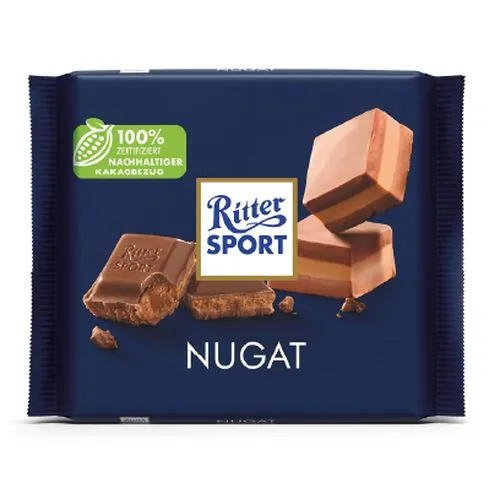 TABLETTE RITTER SPORT dans une boîte en carton personnalisable