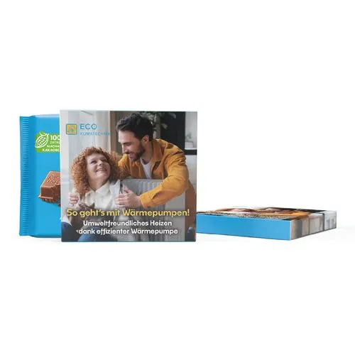 TABLETTE RITTER SPORT dans une boîte en carton personnalisable