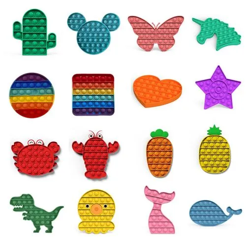 Pop It Personnalisable - Objet Anti-Stress Publicitaire en Silicone