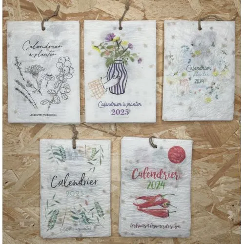 Calendrier Écologique à Planter A6 - 13 Variétés de Graines