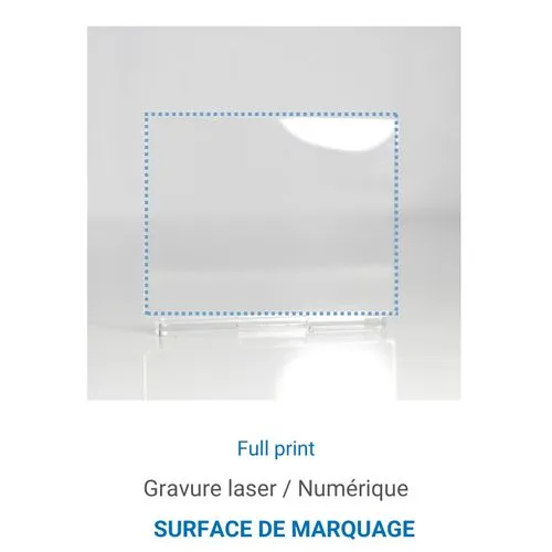 Trophée en bois RECTANGLE - France 3 mm