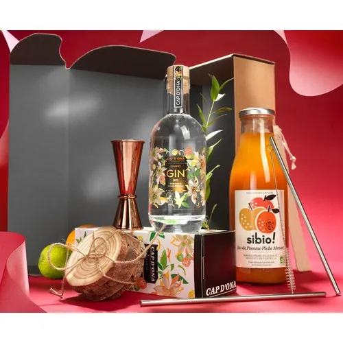 Coffret Gin Bio aux infusions d'écorces d'agrumes