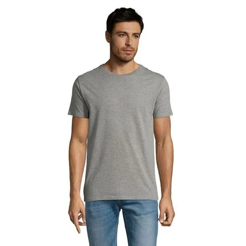 Tee-shirt col rond ajusté homme - Coton peigné personnalisable