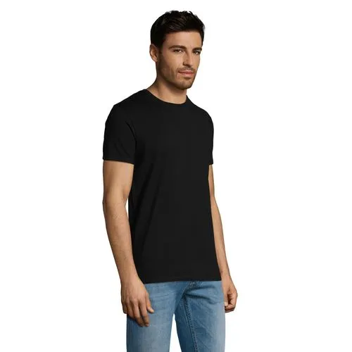 Tee-shirt col rond ajusté homme - Coton peigné personnalisable