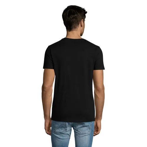 Tee-shirt col rond ajusté homme - Coton peigné personnalisable