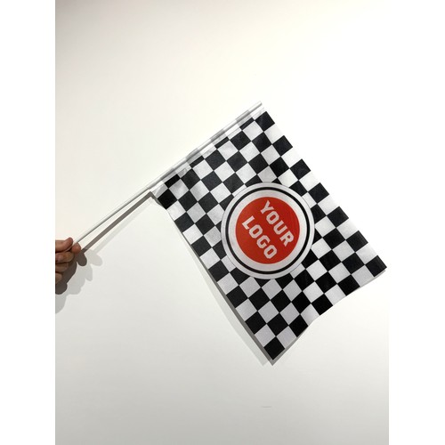 Drapeaux personnalisés avec hampe - Impression sur mesure pour entreprises