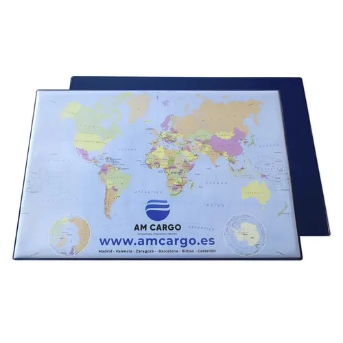 Sous-mains personnalisés par sérigraphie - Communication de bureau