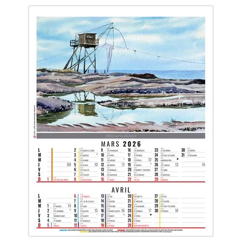 ZOE 2026 - 6 FEUILLETS - BLOC SEUL SANS MARQUAGE