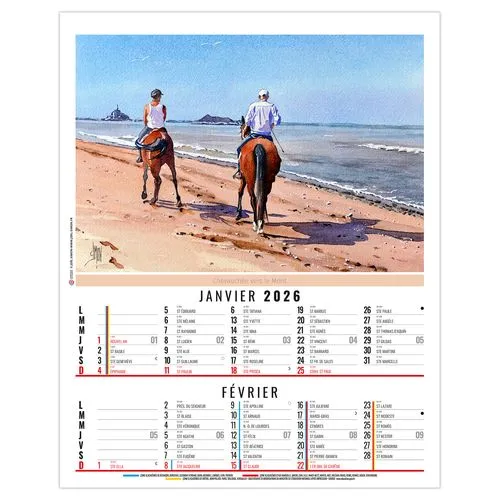 ZOE 2026 - 6 FEUILLETS - BLOC SEUL SANS MARQUAGE