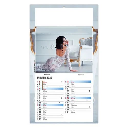 PLAQUE 1 VUE SARAH 2026 - DOS CARTON - BLOC B2 - SANS MARQUAGE