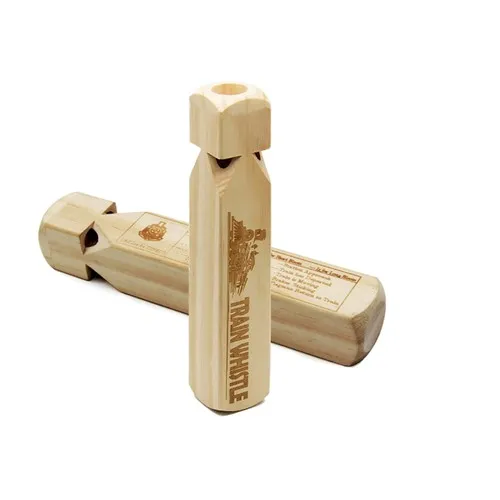 Sifflet de Train en Bois Personnalisable - Objet Publicitaire Ludique