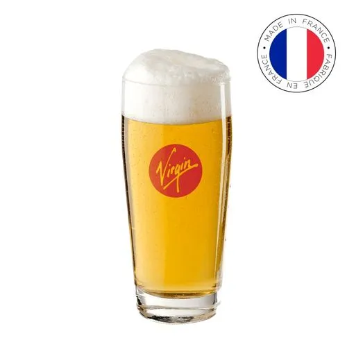 Verre à bière 30cl personnalisable - Fabrication française