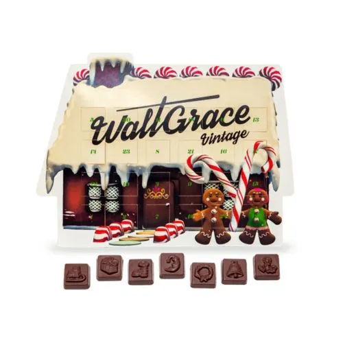 Calendrier de l'Avent de maison de pain d'épices