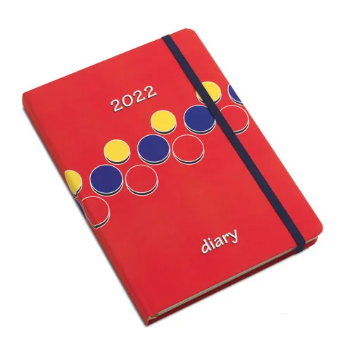 Agenda A5 Soft Touch Personnalisable - Couverture Rigide Quadri
