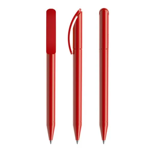 Stylo Bille Publicitaire DS3 Polished - Rouge Brillant Premium