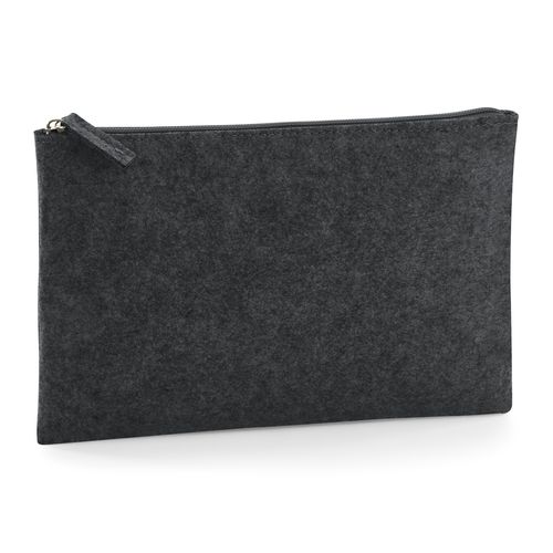 Pochette à Accessoires en Feutrine Personnalisable - Fermeture Zippée