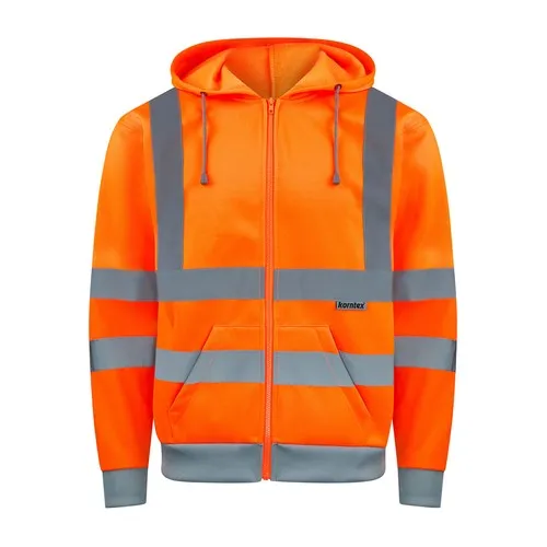 Sweat à capuche zippé Hi-Vis